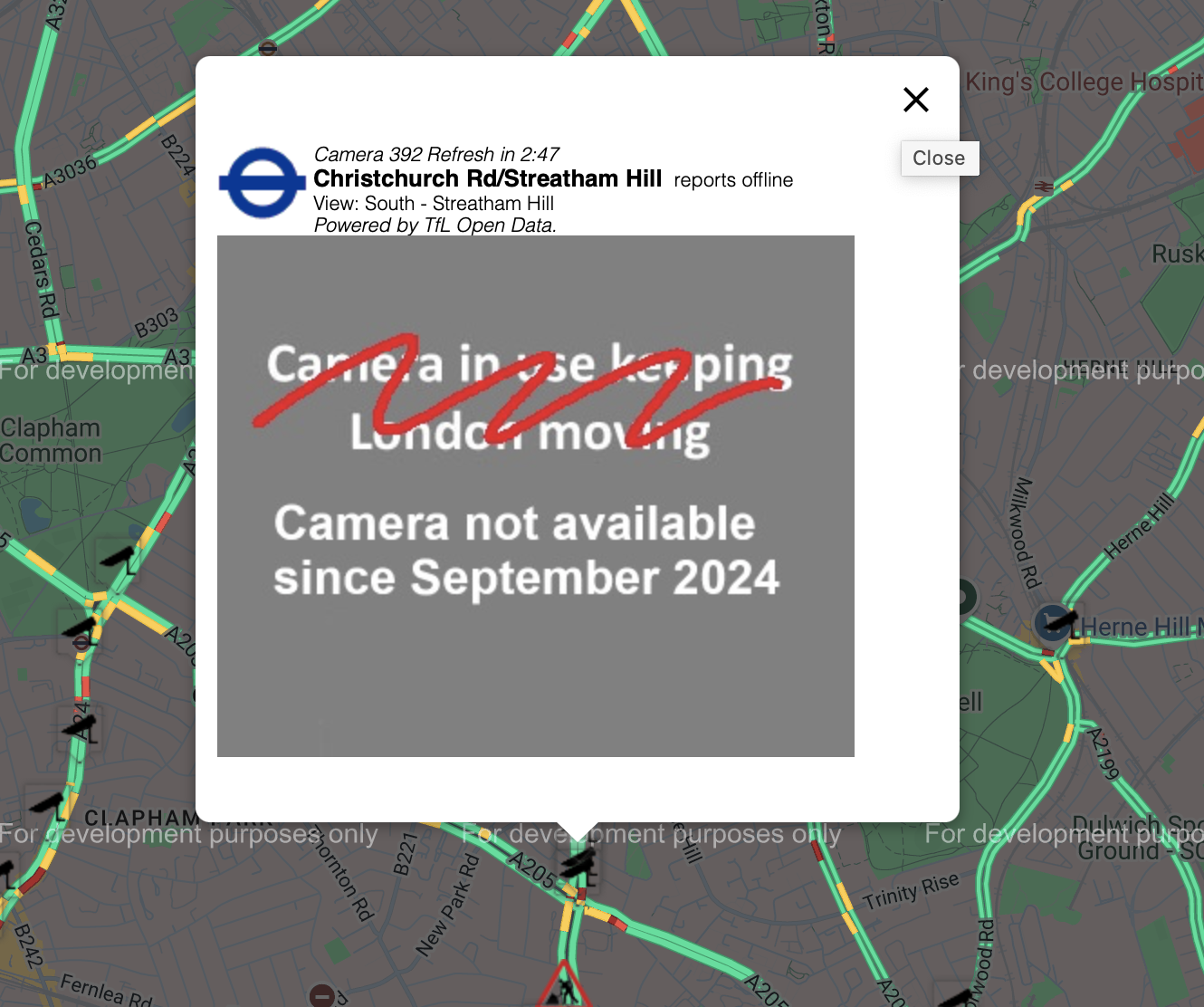 TfL Jam Cams